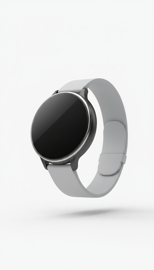 Ultra-slim smart watch with ceramic bezel